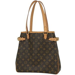 Louis Vuitton Batignolles Vertical Shoulder Bag Tote Monogram Brown